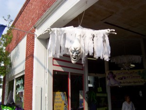 Large ghost in front of 15th St. studio